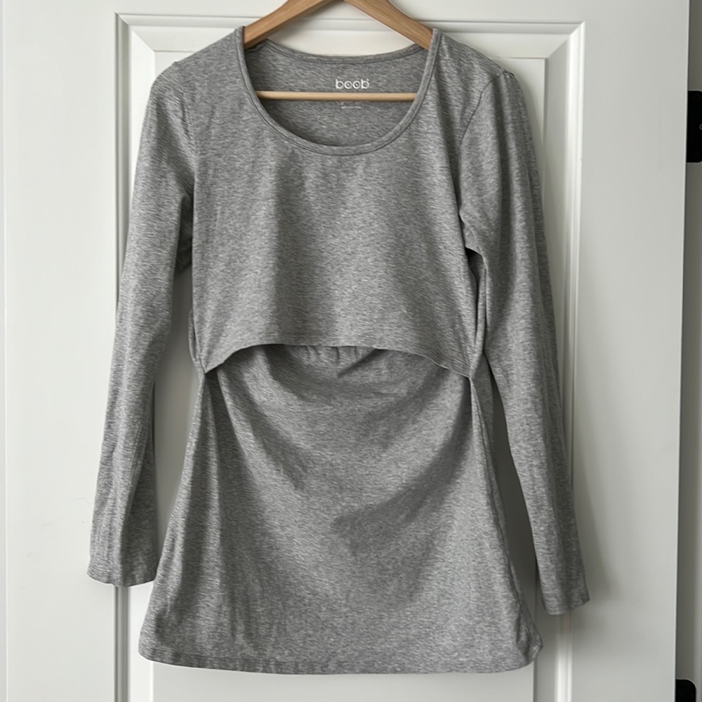 Boob Design maternity/nursing classic long-sleeved top